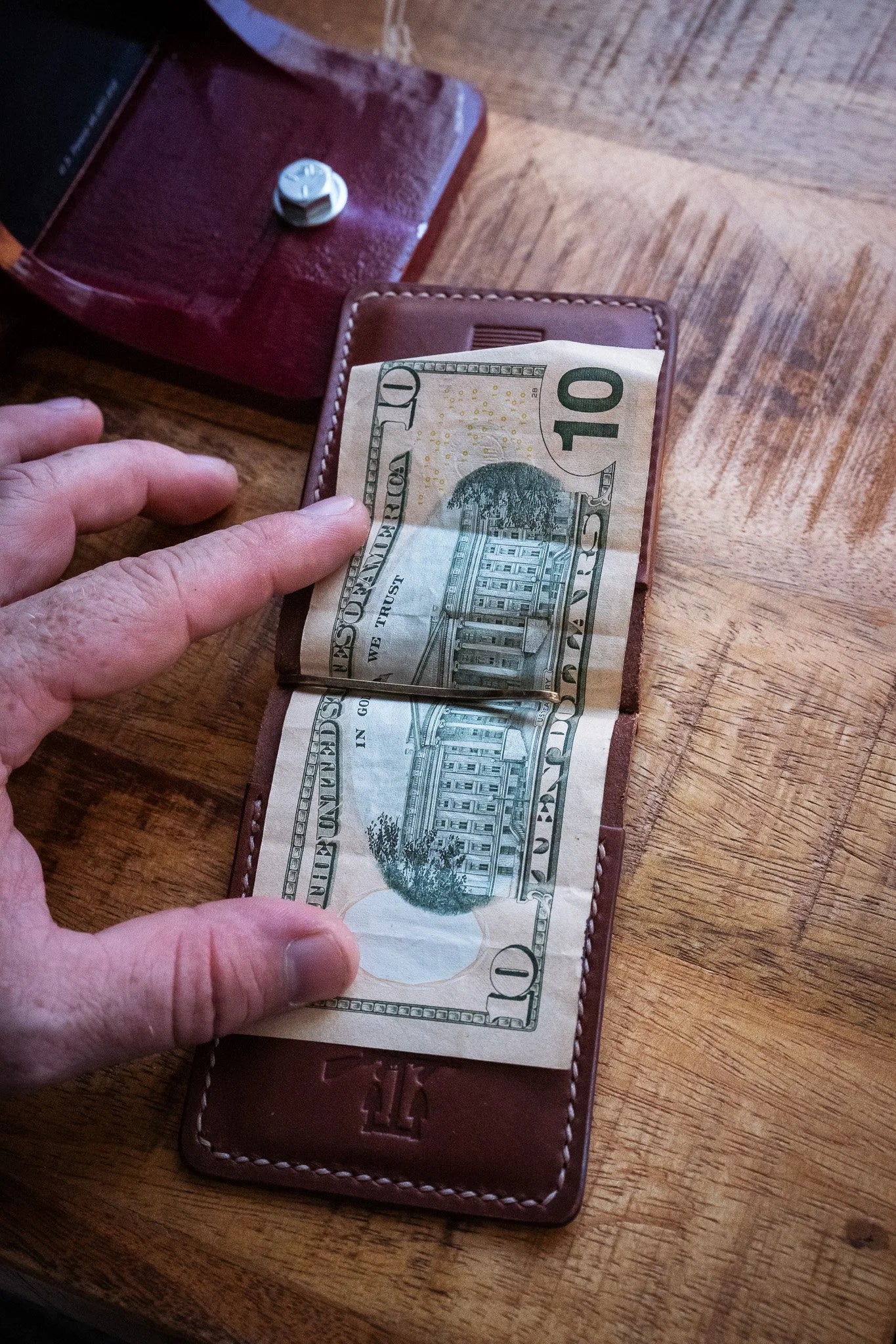 Oxcart Money Clip Wallet