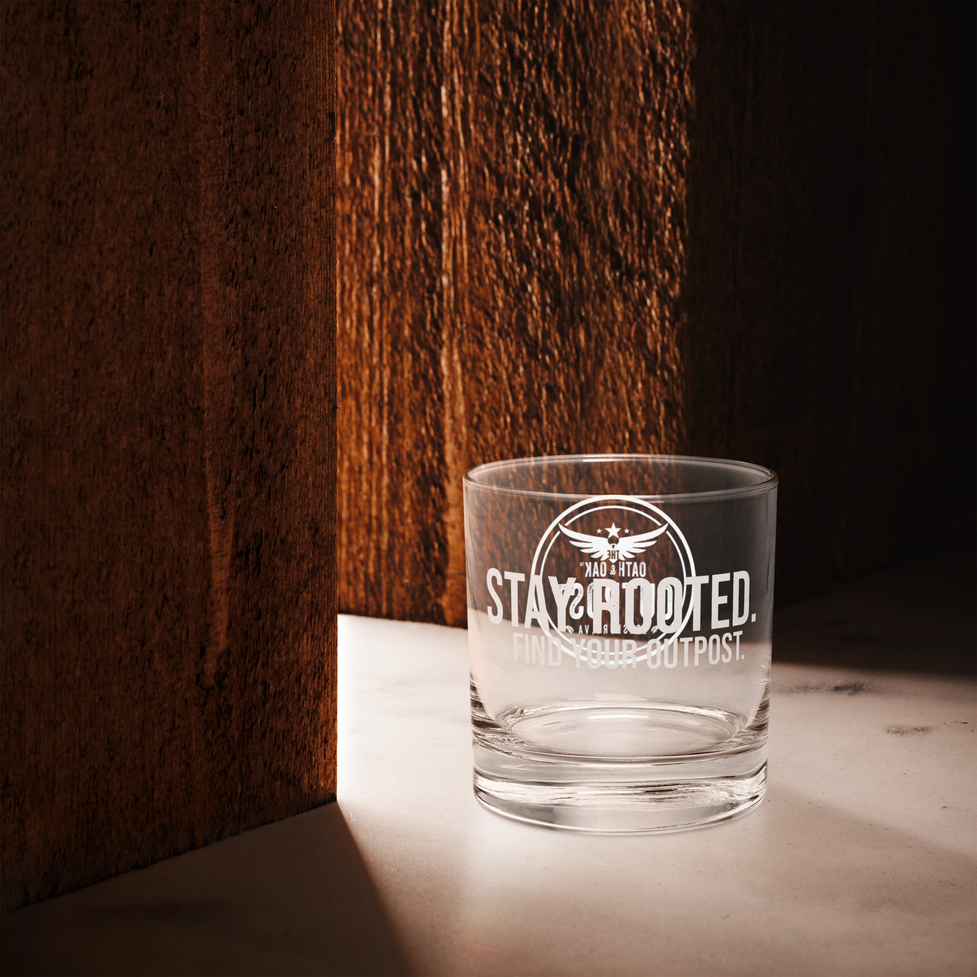 Oak Whiskey Glass